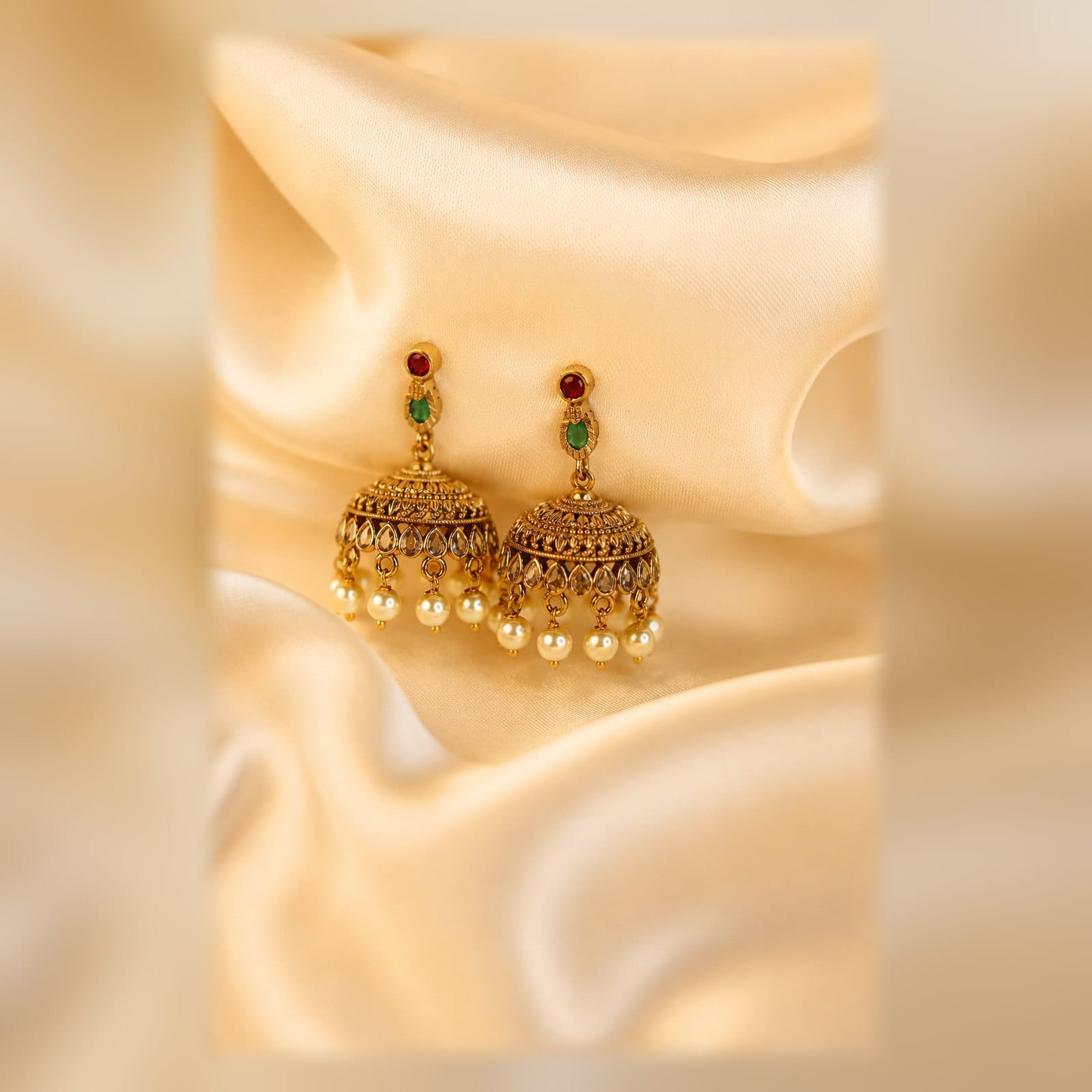 Pendant & Jhumka Set Premium