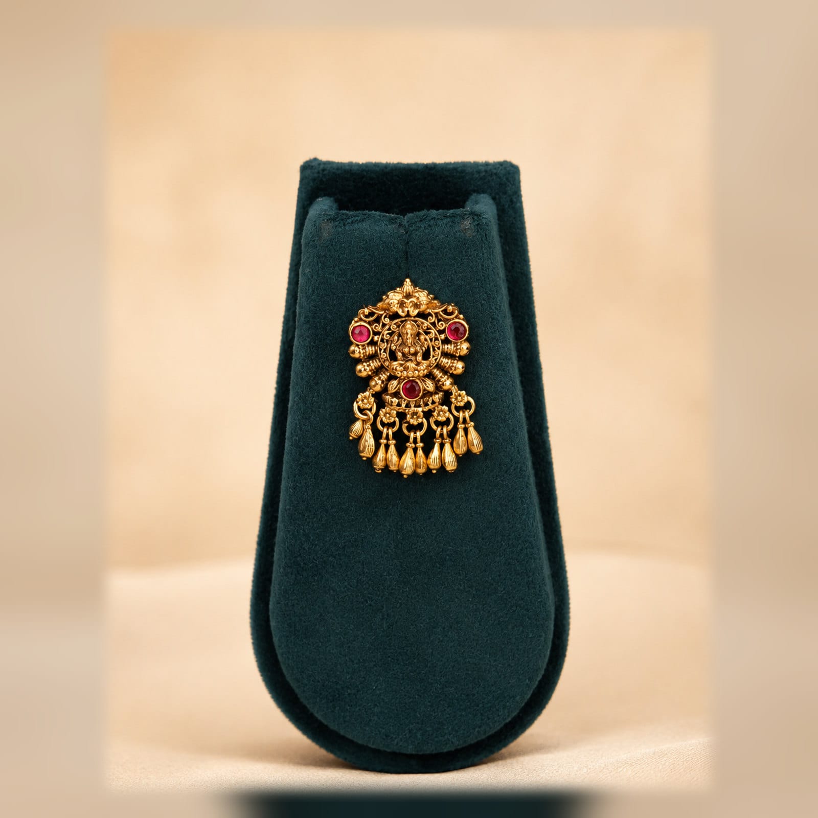 Premium - Long Chain Gold Pendant – Lakshanam
